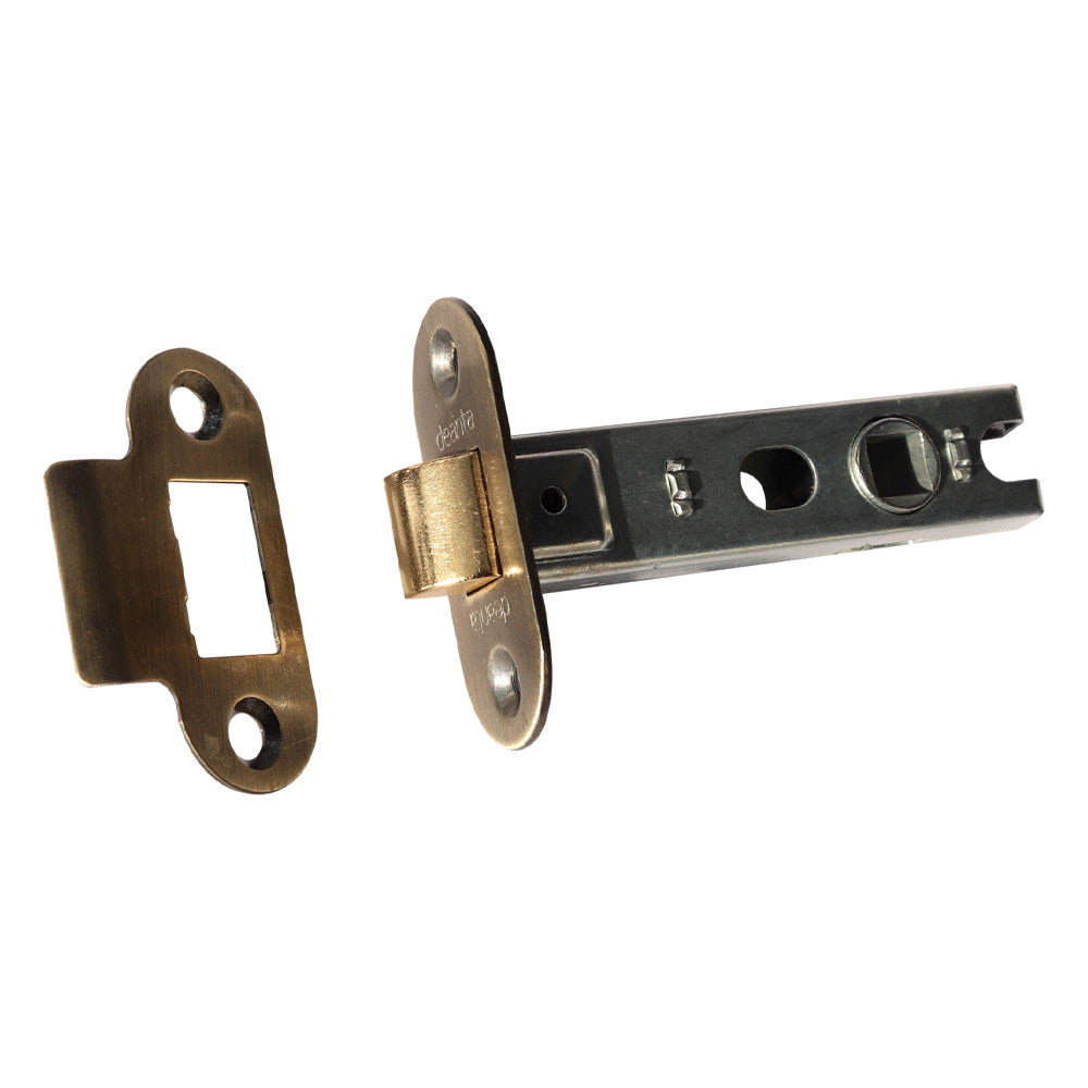 3" Radius Antique Brass Latch Tubular