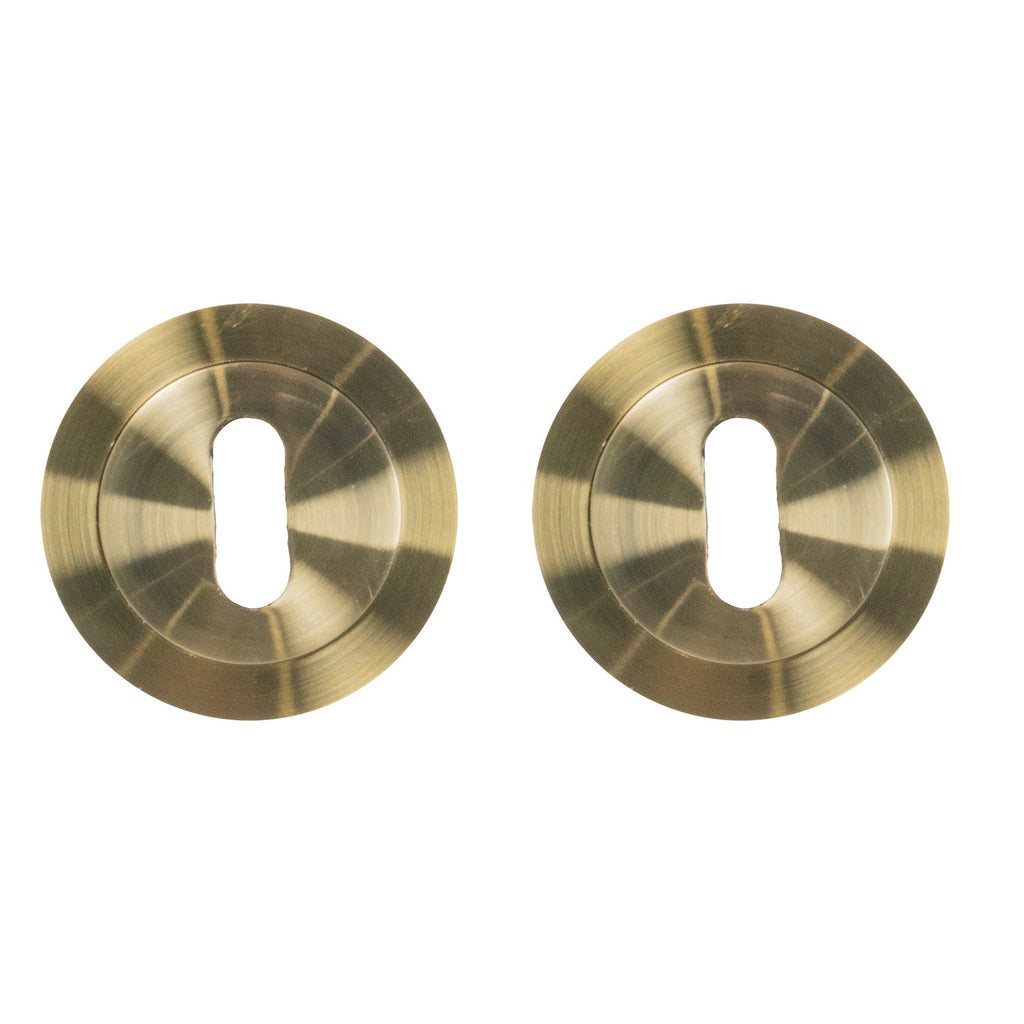 Zurich Matt Brass Escutcheon