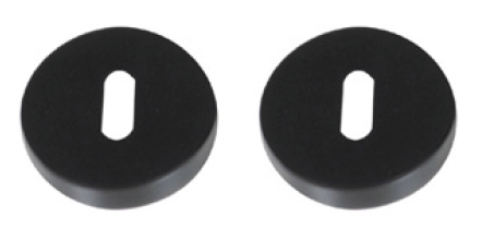 Roma Matt Black Escutcheon