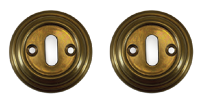 Portroe Antique Brass Escutcheon