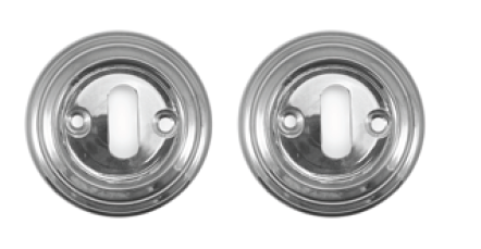Portroe Polished Chrome Escutcheon