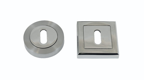 Square Polished Chrome Escutcheon
