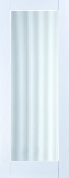 Ionic 1 Pane Reeded Glass White Primed