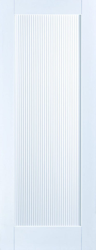 Ionic 1P White Primed Fluted Panel