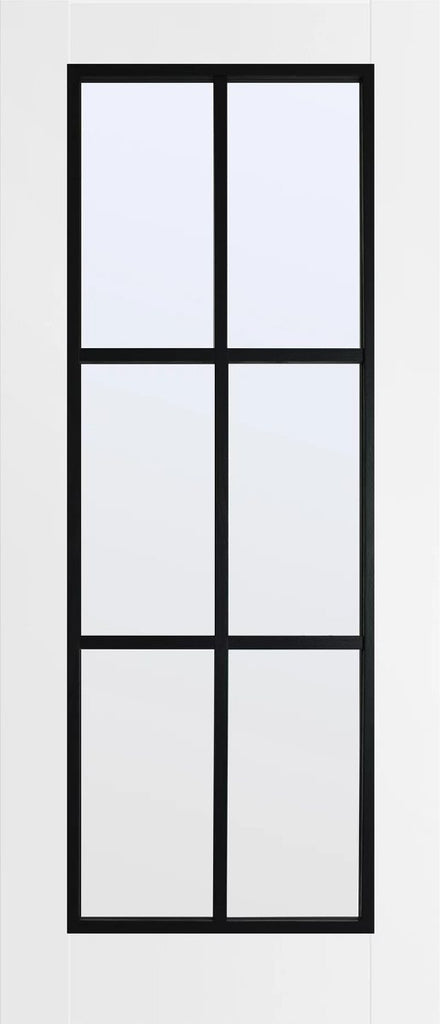 6 Lite Luxury Laminate White Clear Glass