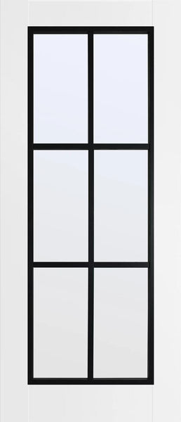 6 Lite Luxury Laminate White Clear Glass