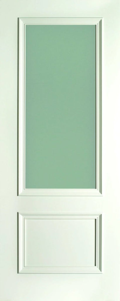 Milan 1p 1 Lite Opal Laminate Glass - White