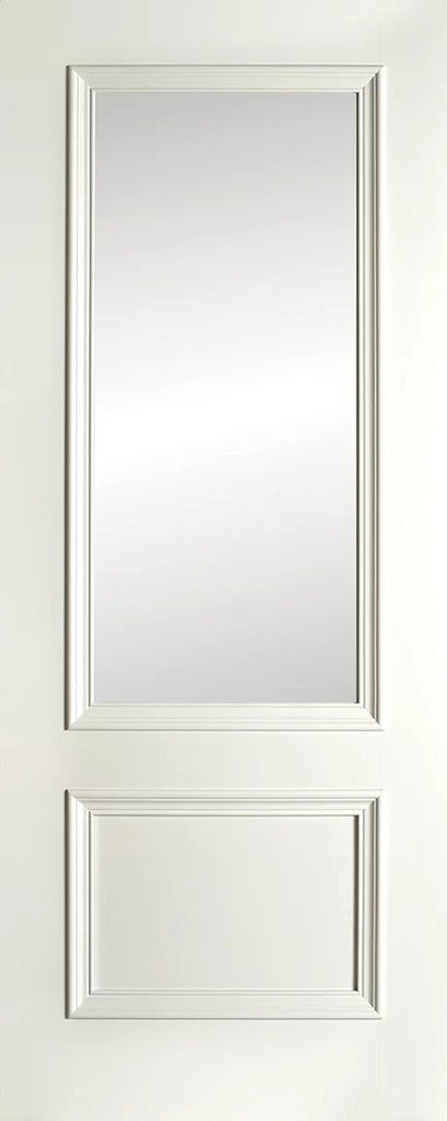Milan 1p 1 lite Clear Glass - White