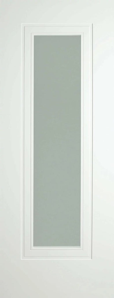 Versailles 1Lite Opal Laminate Premium Primed White