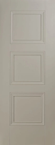 Vienna 3 Panel Silk Grey Premium Primed