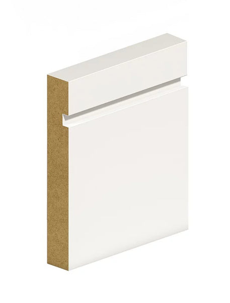 Sam Primed MDF Shaker Skirting (groove 5x5)