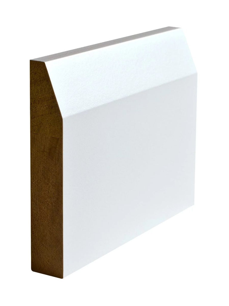 White Chamfered Skirting