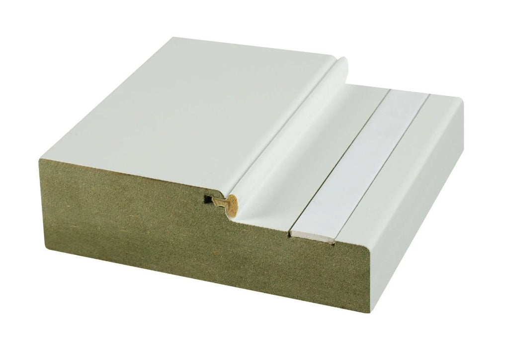 White MDF FD30S Fire Frame