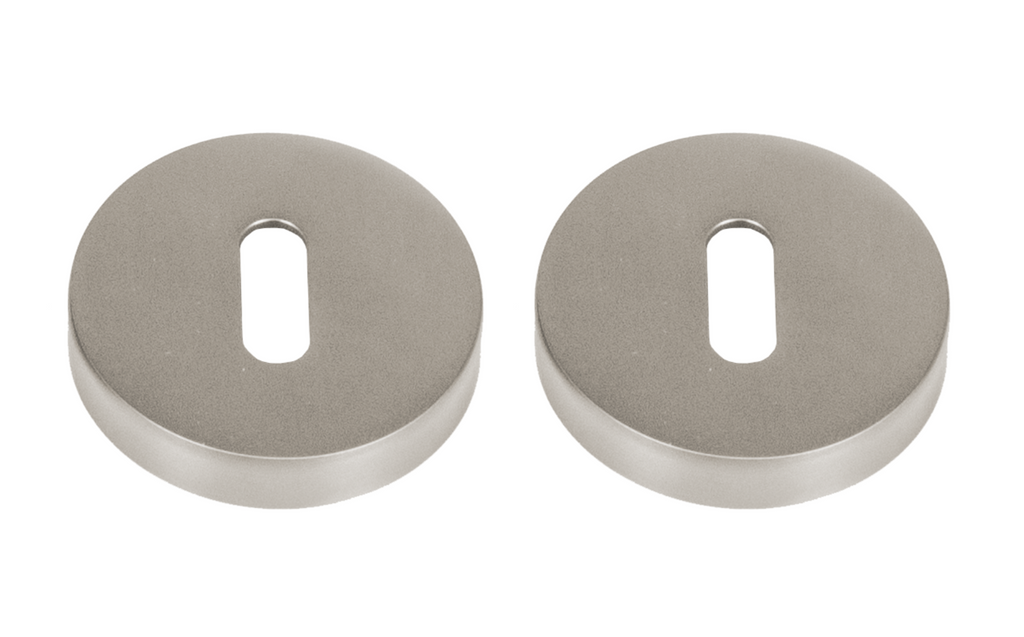 Roma Satin Nickel Escutcheon