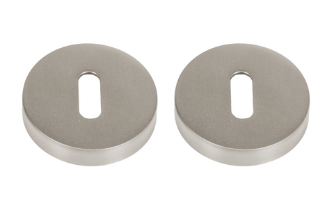 Roma Satin Nickel Escutcheon