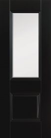 Arnhem Black Clear Bevelled