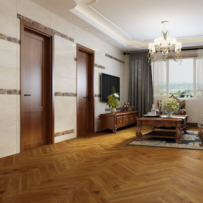 Authentic Herringbone Golden Walnut