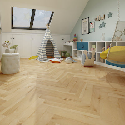 Authentic Herringbone Bleach Oak