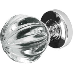 Glass Pumpkin Knob