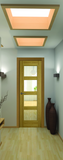 Shaker 4P Luxury Laminate Limed Oak Opal Lam Glass